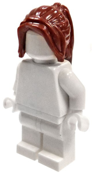 Lego Minifigure Parts Reddish Brown Long Ponytail With Side Bangs Loose Hair Loose Toywiz - brown long hair side bangs roblox