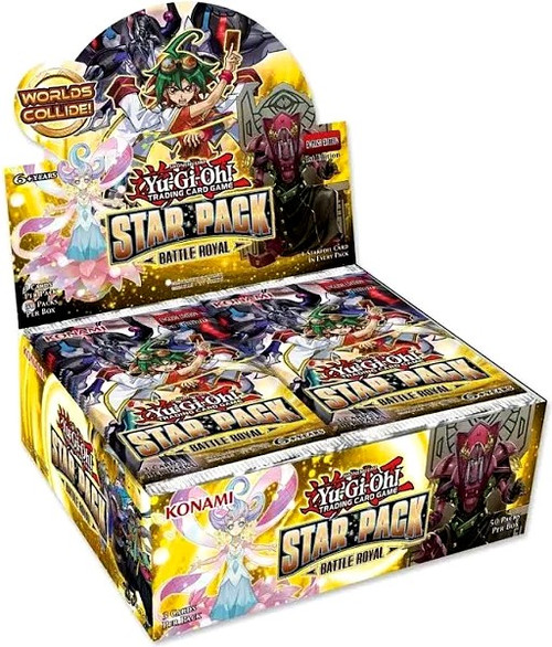 yugioh star pack arc v booster box YuGiOh Star Pack Battle Royal Booster Box 50 Packs Konami