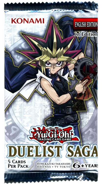YuGiOh Duelist Saga Booster Pack 5 Cards Konami - ToyWiz