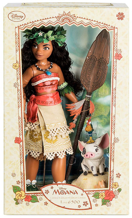 Moana Vaiana Holding Chef Doll Disney Edition Limited 5500 Ex Foot