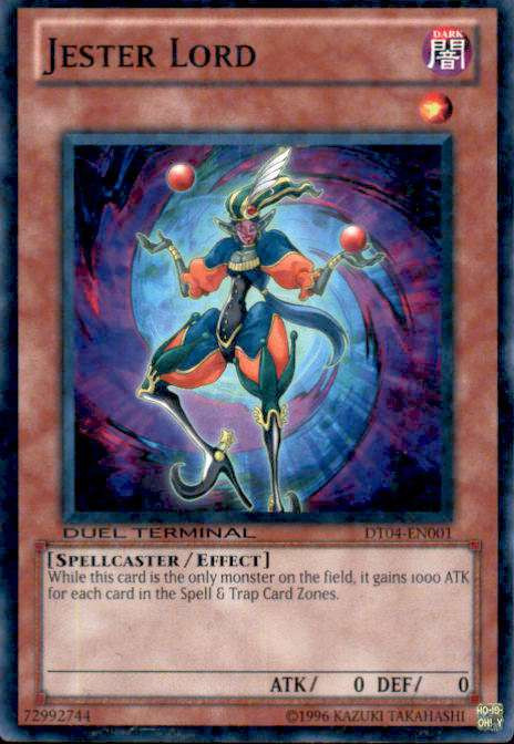jester deck yugioh YuGiOh Duel Terminal 4 Single Card Duel Terminal Normal Parallel Rare Jester  Lord DT04-EN001
