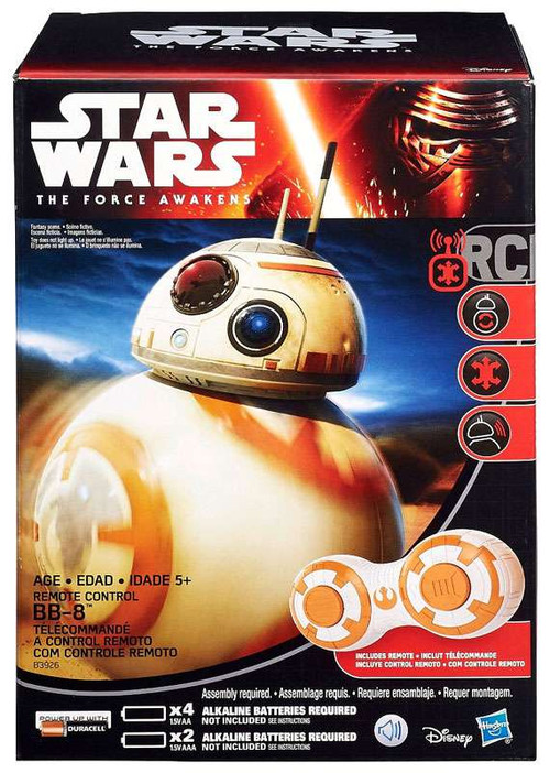 Star Wars The Force Awakens BB-8 RC Robot Damaged Package Hasbro