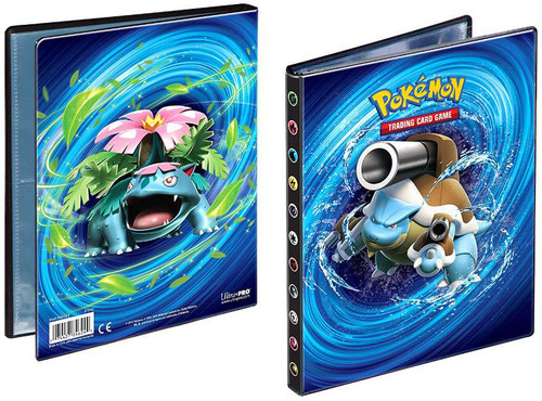 blastoise card binder Ultra Pro Pokemon Trading Game Venusaur 4-Pocket VaultX Pokémon Blastoise Mini Binder:
