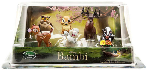 レア★WDCC バンビ Bambi 小鹿 コレクターズボックス　フィギュア 廃盤】 ディズニー バンビとフラワー Bambi & Flower He Can