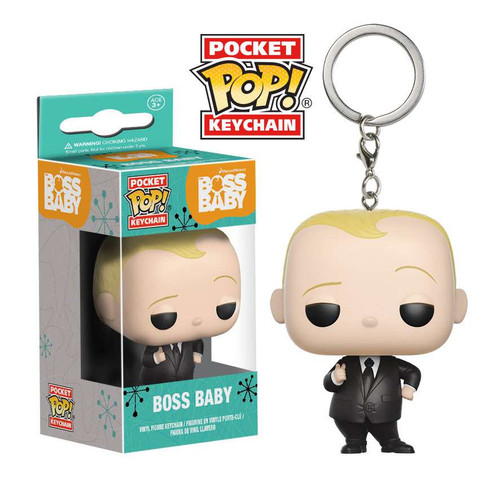 Funko Boss Baby Pocket POP Keychain Boss Baby Vinyl Figure Suit