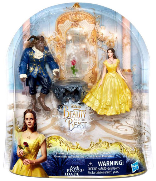 Disney Princess Beauty and the Beast Enchanted Rose Figure Set Hasbro Toys  - ToyWiz