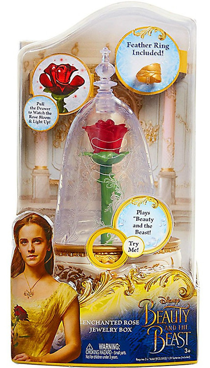 Disney Princess Beauty and the Beast Enchanted Rose Jewelry Box Jakks  Pacific - ToyWiz