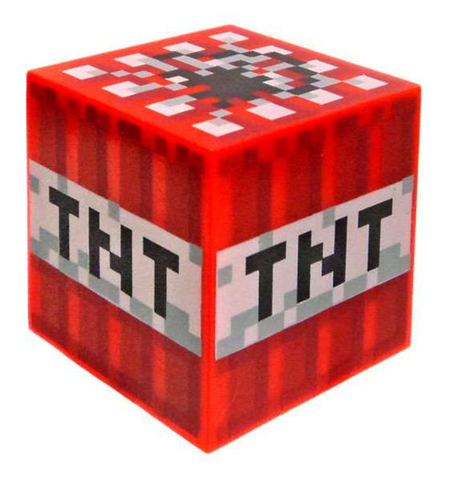 Minecraft TNT Block Figure Loose Jazwares - ToyWiz