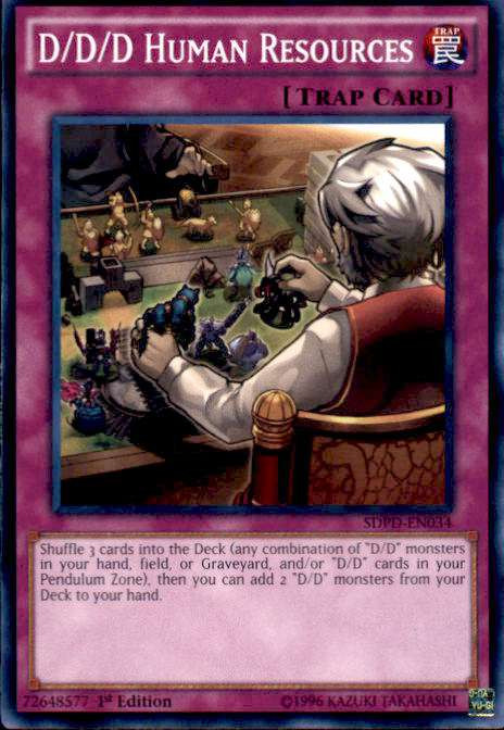 YuGiOh Pendulum Domination Structure Deck Single Card Common DDD Human  Resources SDPD-EN034 - ToyWiz