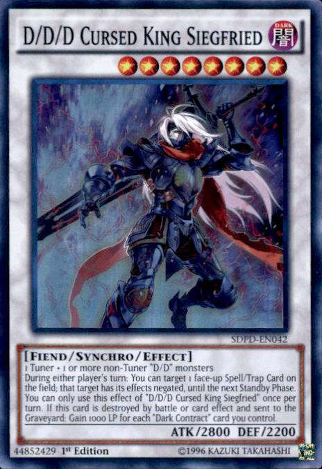 YuGiOh Pendulum Domination Structure Deck Single Card Super Rare DDD Cursed King Siegfried SDPD-EN042 - ToyWiz YuGiOh Pendulum Domination Structure Deck Single Card Super Rare DDD Cursed King Siegfried SDPD-EN042 - ToyWiz