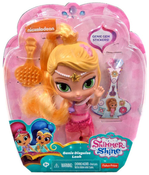 Fisher Price Shimmer Shine Genie Disguise Leah 6 Basic Doll - ToyWiz