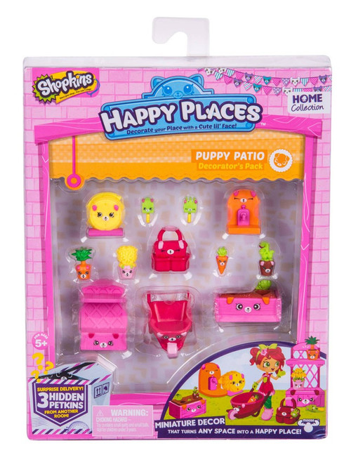  Happy Places Shopkins Decorator Pack Puppy Parlour