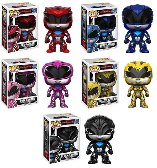 funko pop 映画 １１点セット Funko Power Rangers POP Movies Power Rangers Zack, Kimberly, Billy
