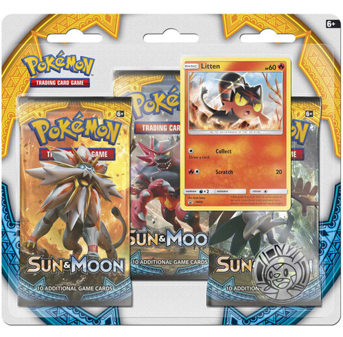 pokemon sun and moon 3 additional game cards & 3-Pack Blister (1 willekeurig) The cards in this set may include various Pokmon S&M Team Up 3 Card