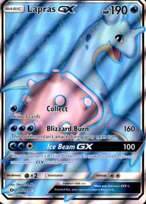 pokemon card lapras gx Pokmon TCG 35/149 Sun & Moon Colorless Rule Pokmon TCG | Sun &