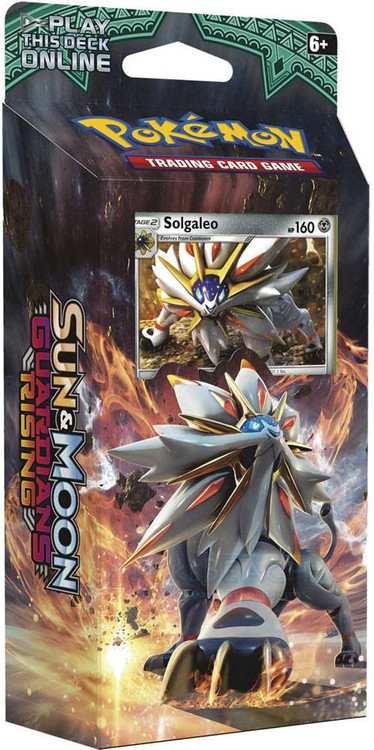 yugioh sun and moon dragon deck Pokemon Sun Moon Guardians Rising Steel Sun Theme Deck Solgaleo Pokemon USA