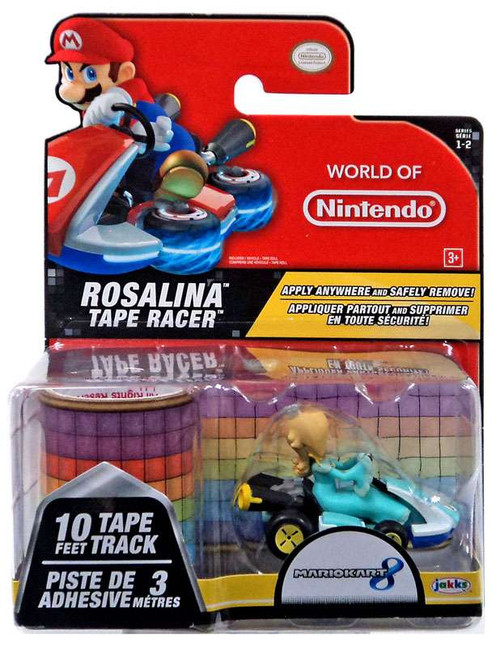World of Nintendo Mario Kart 8 Tape Racer Rosealina Figure Jakks Pacific