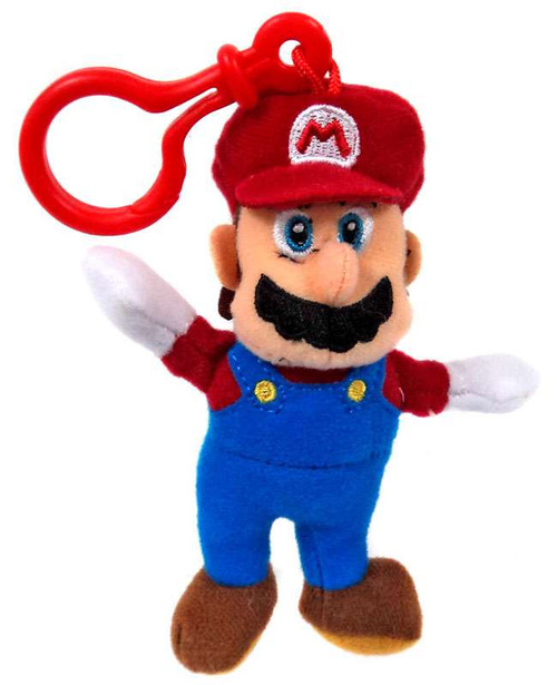 World of Nintendo Super Mario Mario 5 Plush Hanger Jakks Pacific - ToyWiz