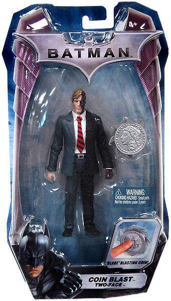 Batman The Dark Knight Two-Face 5 Action Figure Coin Blast Mattel 