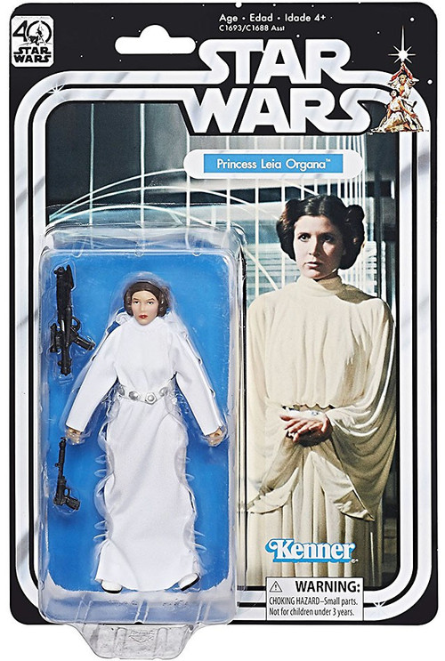 Star Wars Black Series 40th Anniversary Wave 1 Princess Leia Organa Action  Figure