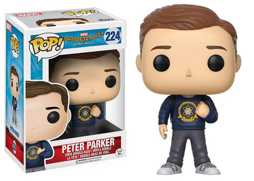 Funko Marvel Spider-Man Homecoming POP Marvel Peter Parker Vinyl Bobble  Head 224 - ToyWiz