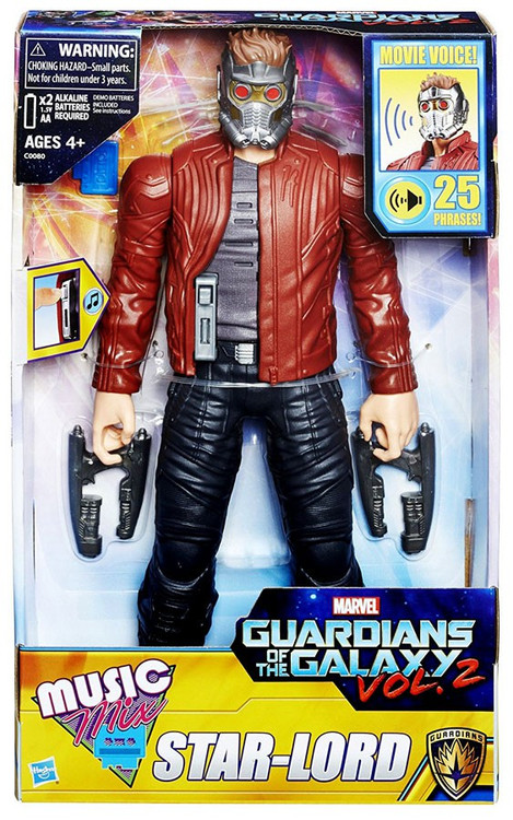 Marvel Guardians Of The Galaxy Vol 2 Music Mix Star Lord 12 Action Figure Hasbro Toys Toywiz - roblox mix resistance song code