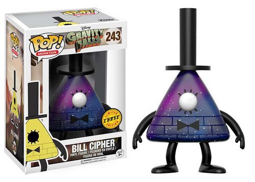 Funko Gravity Falls POP Animation Bill Cipher Vinyl Figure 243 Purple,  Chase Version - ToyWiz