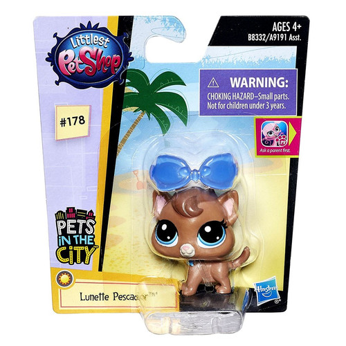 Figurine Littlest Pet Shop - Chat N°178 - Occasion - Pour Collection Ou Jeu - Hasbro