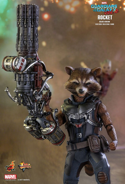 Guardians of the Galaxy Rocket フィギュア Marvel Guardians of the Galaxy Vol. 2 Movie Masterpiece Rocket 16