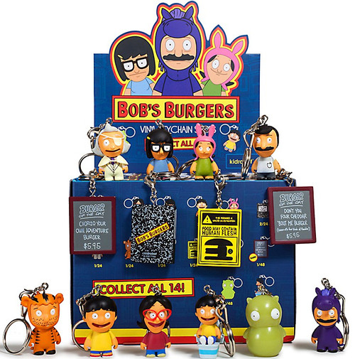 Bob's Burgers Blind Box Keychain Series, 1 Random 