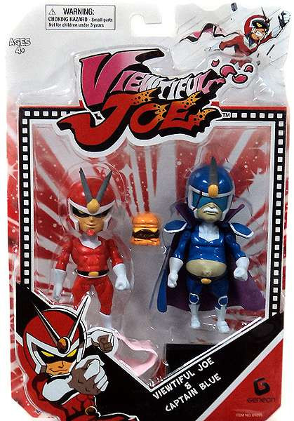 Viewtiful Joe Series 1 Viewtiful Joe Captain Blue Action Figure 2