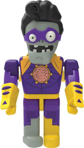 KNEX Plants vs. Zombies Superbrainz 2 Minifigure Loose - ToyWiz