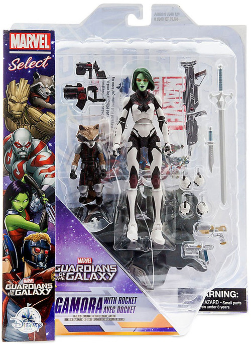 Marvel Guardians of the Galaxy Marvel Select Gamora with Rocket 