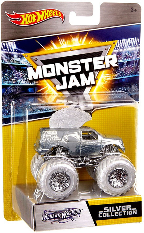 Hot Wheels Monster Jam 25 Silver Collection Mohawk Warrior