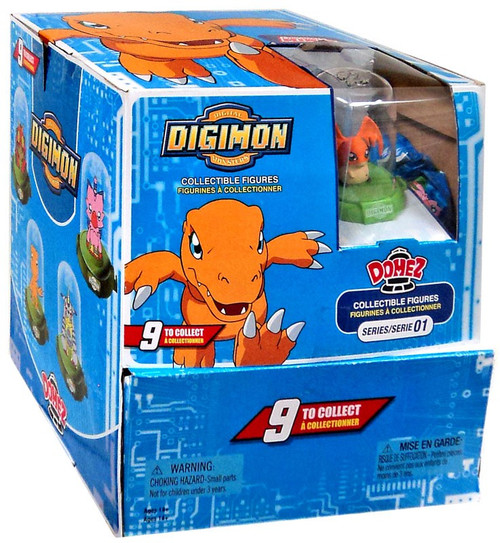 Domez Original Minis Digimon Mystery Box 24 packs Zag Toys ToyWiz - Main Image