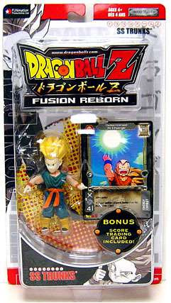 Dragon Ball Z Fusion Reborn SS Trunks Action Figure [Red Packaging - Includes Trading Card, Damaged Package]