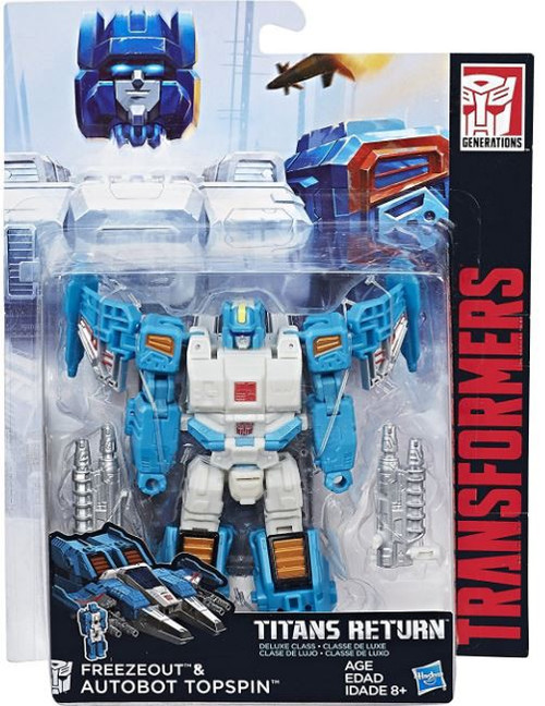 Transformers Generations Titans Return Autobot Topspin Freezeout