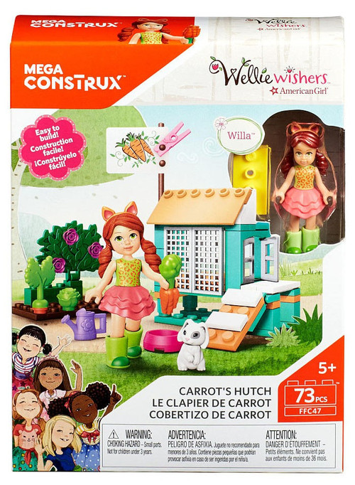 Mega Bloks Wellie Wishers Willa Carrots Hutch Building Set ToyWiz