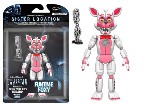 Toysvill Fnaf Action Figures Sister Location (Set of 5 Pcs), More Than 5 Inches [Funtime Freddy Bear, Circus Baby, Ennard, Ballora, Funtime Foxy]