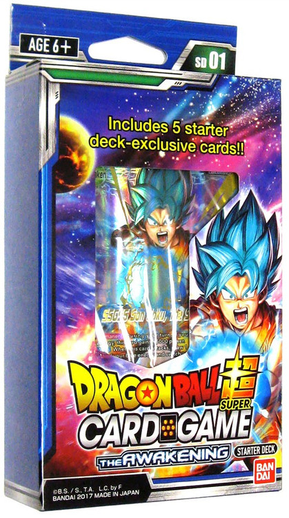 Dragon Ball Super Collectible Card Game The Awakening Starter Deck DBS-SD01 Bandai America - ToyWiz