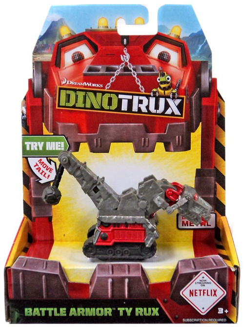 Dinotrux Battle Armor Ty Rux Diecast Figure Mattel Toys ToyWiz