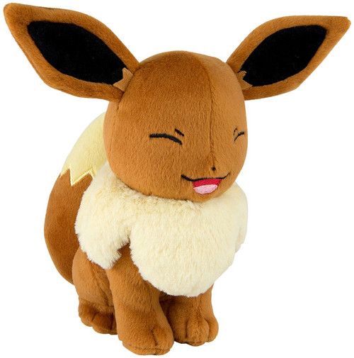 Pokemon Eevee Exclusive 8 Plush Squinting TOMY, Inc. - ToyWiz