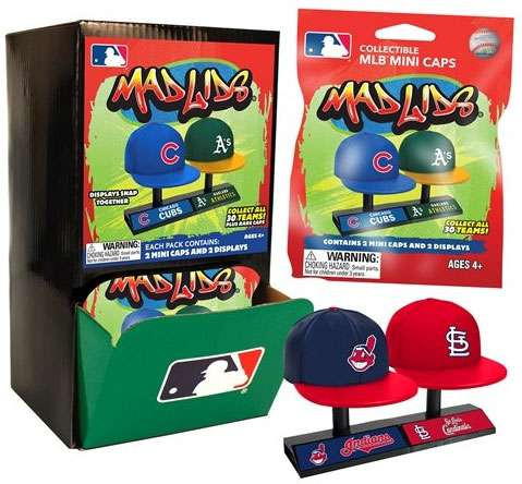 Mad Lids NFL Series 2 Blind Packs Baseball Hats With Stand