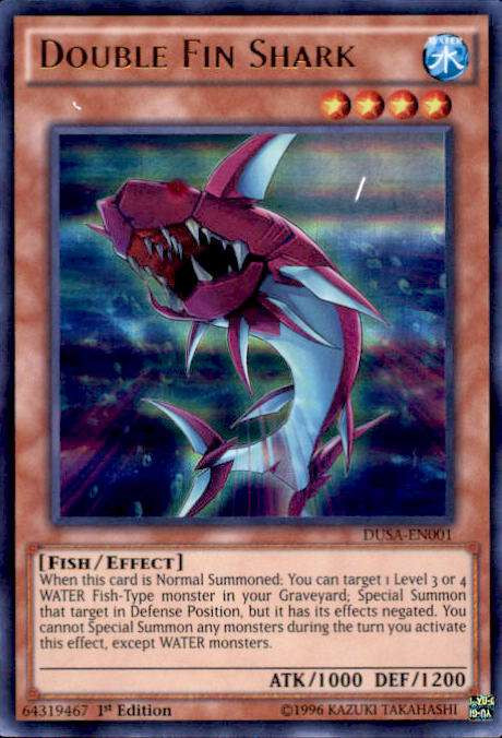 yugioh duelist saga single card ultra rare double fin business cards free online