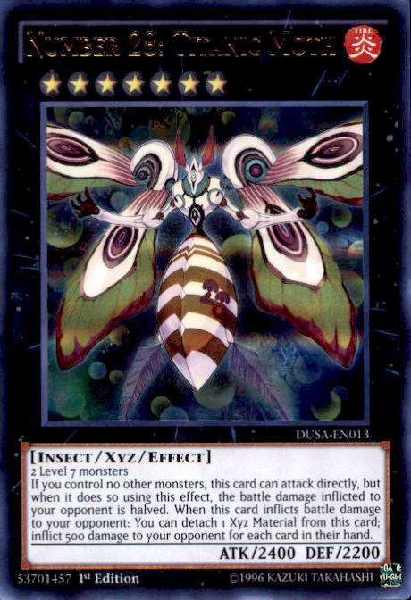 YuGiOh Duelist Saga Single Card Ultra Rare Number 28 Titanic Moth