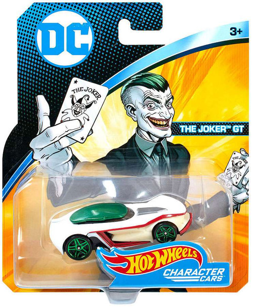 Hot Wheels DC Character Cars The Joker GT 164 Diecast Car Mattel Toys