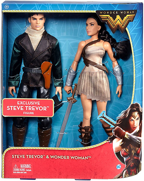DC Wonder Woman Steve Trevor Wonder Woman Exclusive Doll 2-Pack