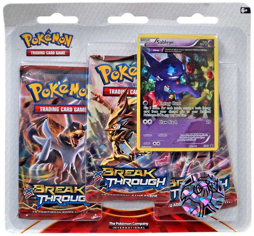 Pokemon X Y Break Through 3-Pack Special Edition Sableye Pokemon USA -  ToyWiz
