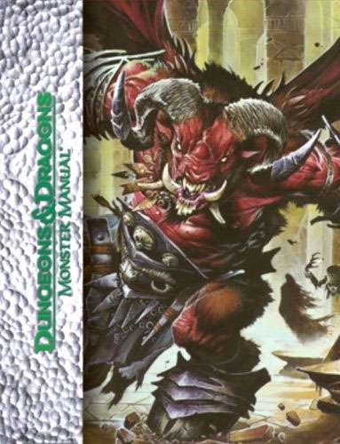 Dungeons Dragons DD 4th Edition Monster Manual Deluxe Edition