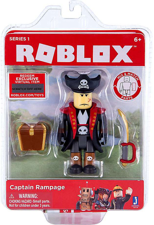 Roblox Captain Rampage 3 Action Figure Jazwares - ToyWiz